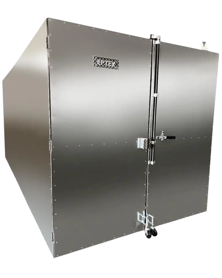 Large stainless steel powder coating curing oven